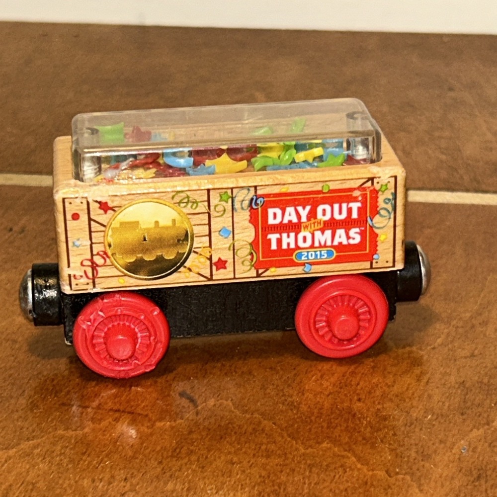 Thomas & Friends Wooden Railway Train Tank Engine Day Out 2015 Confetti Car E1